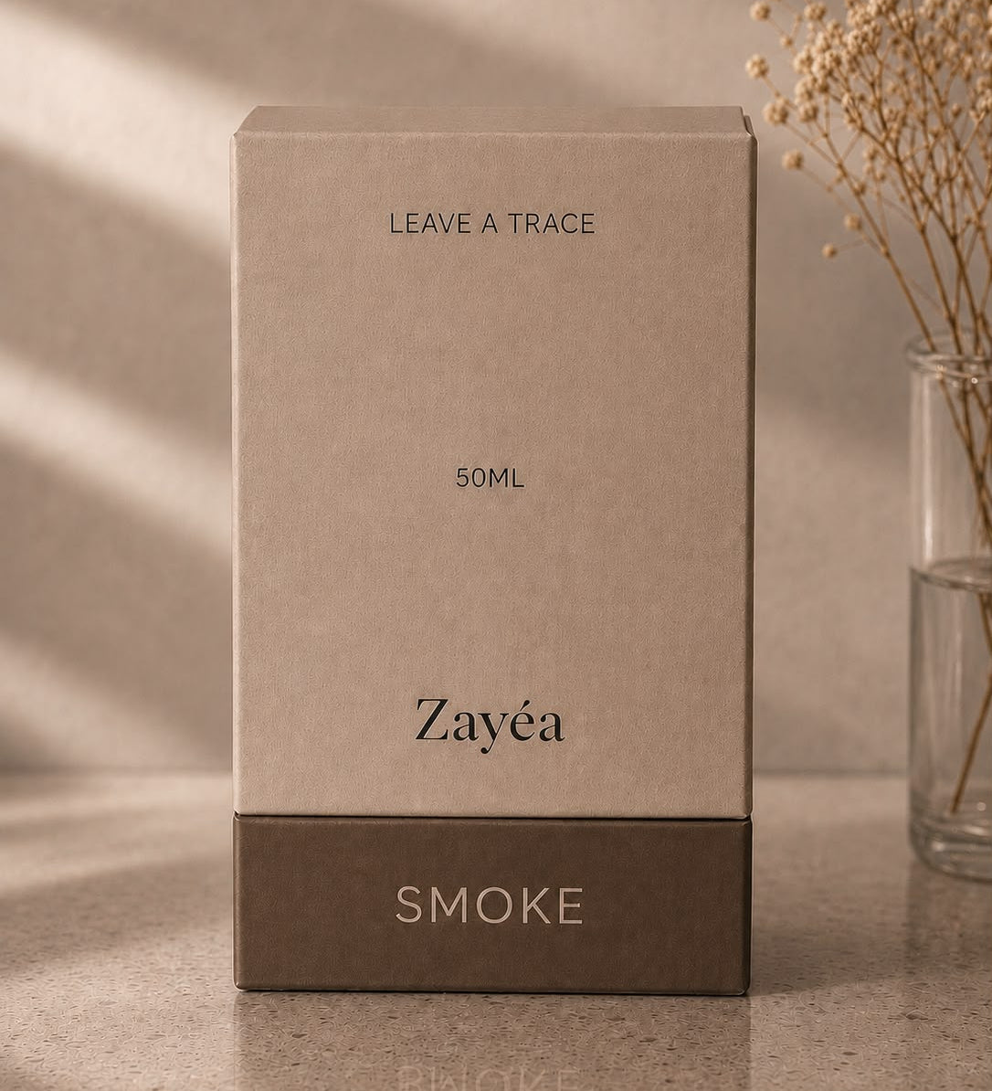 Zayéa Smoke perfume box