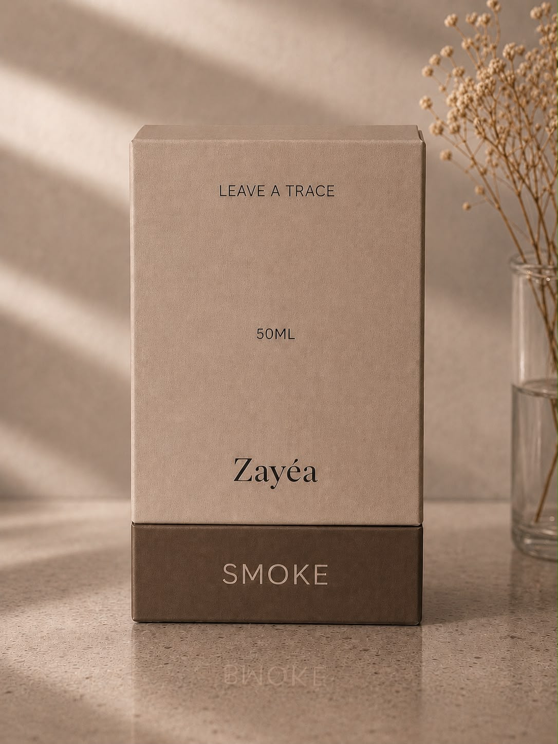Zayéa Smoke perfume box